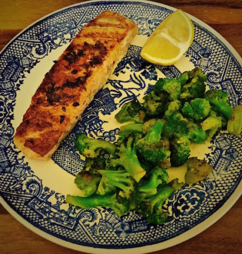 Lemon Zested Grilled Salmon