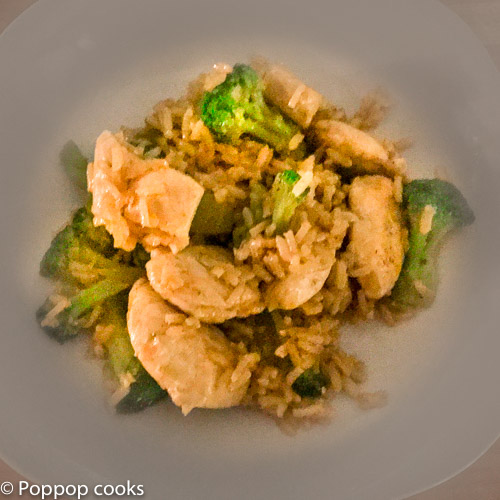 Stir Fried Chicken Broccoli and Rice – Quick and Easy – Gluten Free