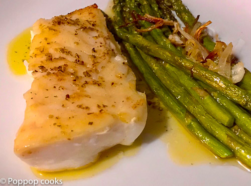 Cod Filet Dinner -Twenty Minutes – Gluten Free – Paleo