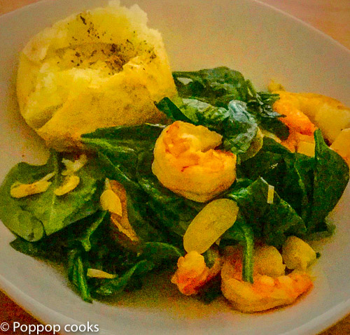Mediterranean Diet Shrimp Dinner – Gluten Free