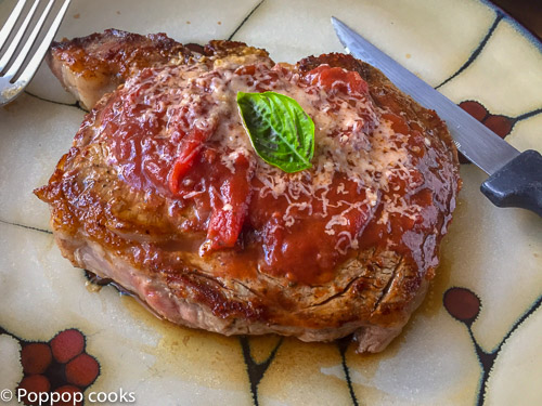 Steak Pizzaiola – Quick and Easy -Twenty Five Minutes Max